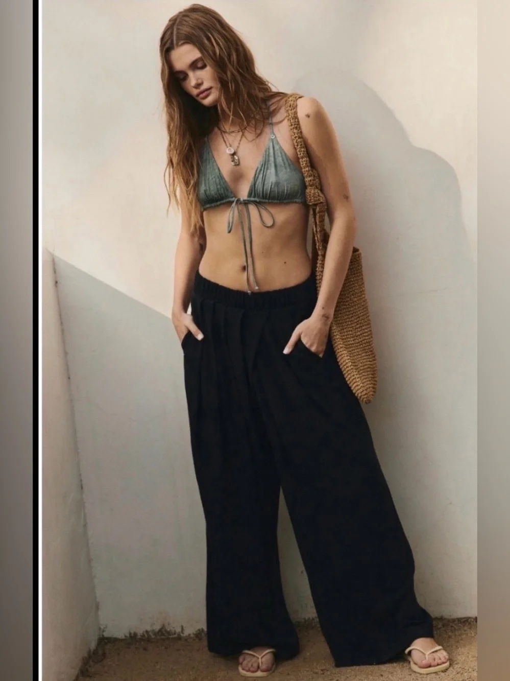 FREE PEOPLE Sloane Wide-Leg Pants